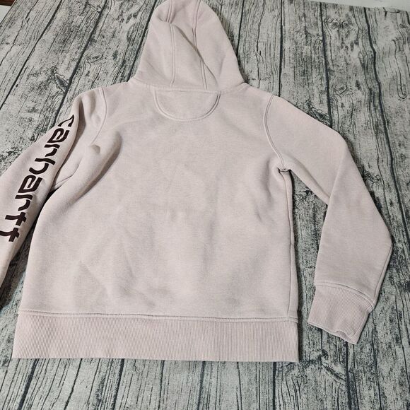 Carhartt hoodie womens small Pink Long Sleeve Hood EUC S 4/6 - Picture 2 of 6
